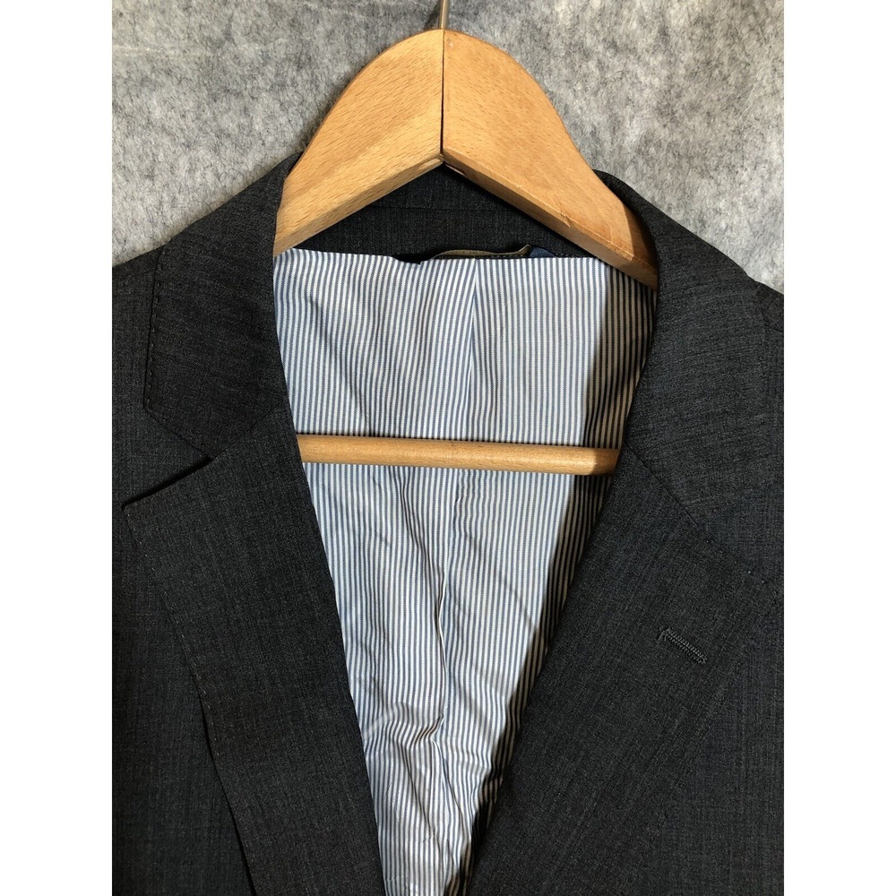 Brooks Brothers Blazer Men 45R Gray Explorer Madison Sport Coat Jacket‎ Business
